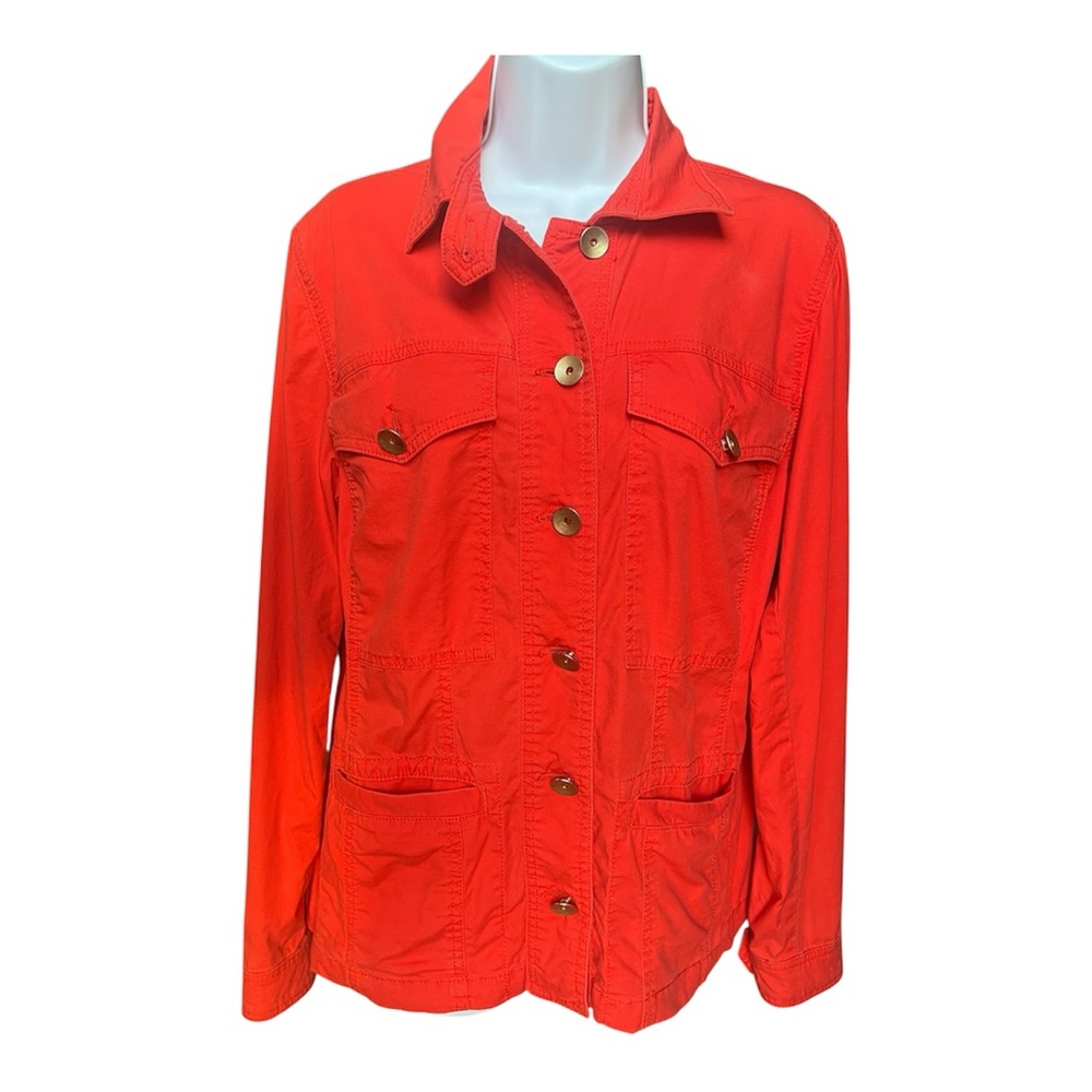 Cabi Taylor Ruffle Hem Utility Jacket - Picture 4 of 8